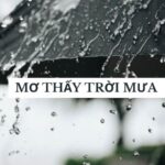 mơ thấy trời mưa